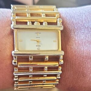 Bijoux Terner Vintage Stainless Steel Bracelet Watch